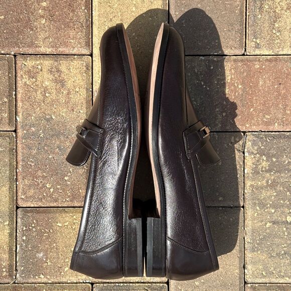 NWOB Florsheim 30207 Dark Brown Leather Bit Loafers Men’s Size 11.5D - Picture 11 of 12